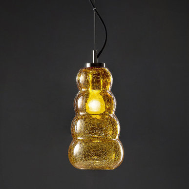 Итальянская люстра VOGUE S1/Amber фабрики EUROLUCE LAMPADARI