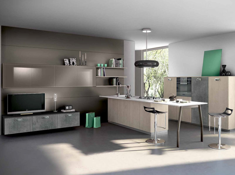 Итальянская кухня Smart 02 фабрики SPAGNOL CUCINE