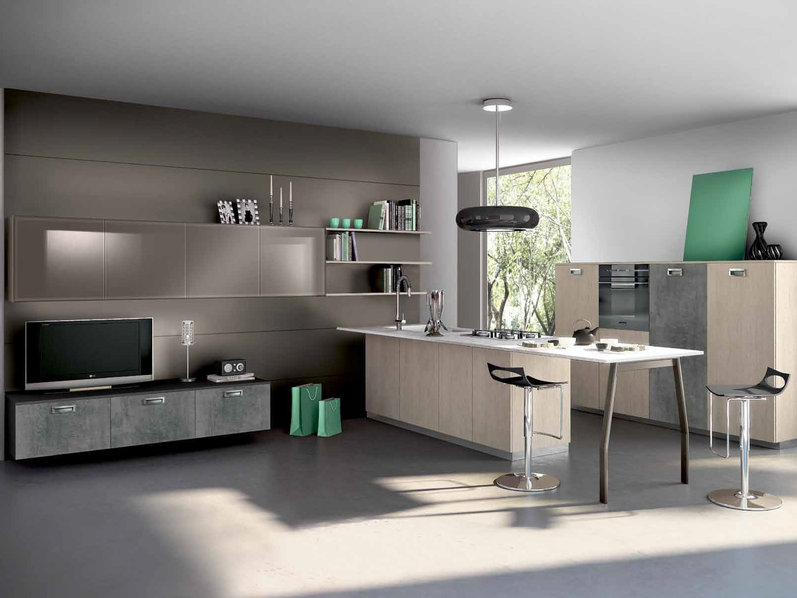 Итальянская кухня Smart 02 фабрики SPAGNOL CUCINE