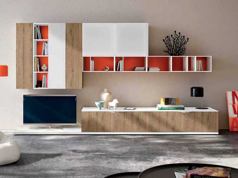 Итальянская мебель для ТВ Smart 01 фабрики SPAGNOL CUCINE