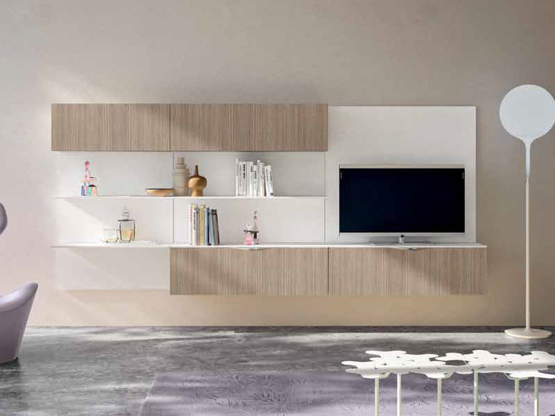 Итальянская мебель для ТВ Smart 03 фабрики SPAGNOL CUCINE