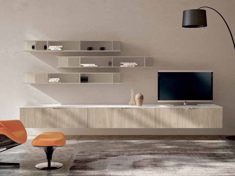 Итальянская мебель для ТВ Smart 04 фабрики SPAGNOL CUCINE