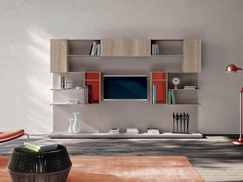 Итальянская мебель для ТВ Smart 05 фабрики SPAGNOL CUCINE