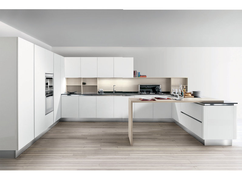 Итальянская кухня ABSOLUTE WHITE фабрики SPAGNOL CUCINE