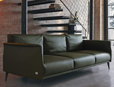 Итальянский диван STILE LIBERO (темно-зеленый) фабрики DOIMO SALOTTI