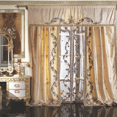Итальянские шторы и тюли Duchessa 001 фабрики La Contessinа