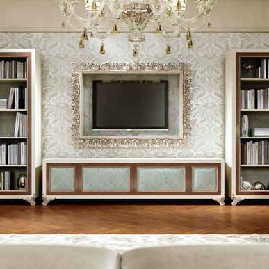 Итальянская мебель для ТВ MOSCOW фабрики BRUNO ZAMPA