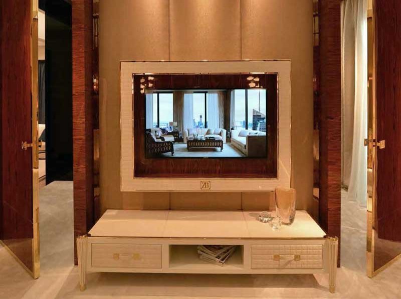 Итальянская мебель для ТВ REMINGTON фабрики BRUNO ZAMPA