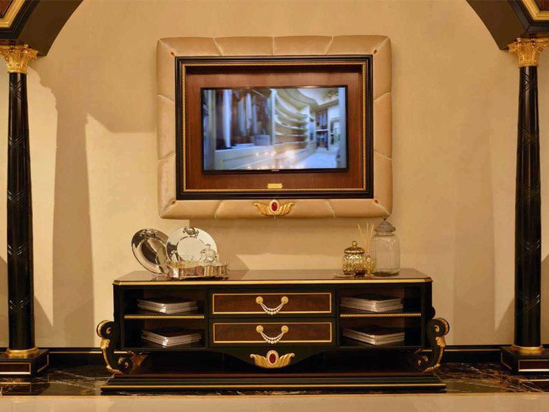 Итальянская мебель для ТВ CONRAD фабрики BRUNO ZAMPA