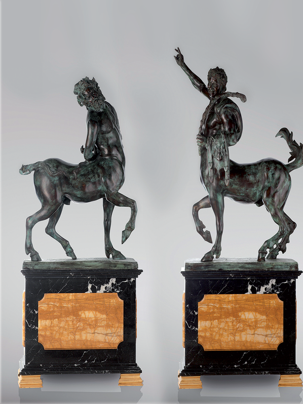 Итальянская бронзовая статуя Pair of Centaurs I фабрики Fonderia Artistica Ruocco
