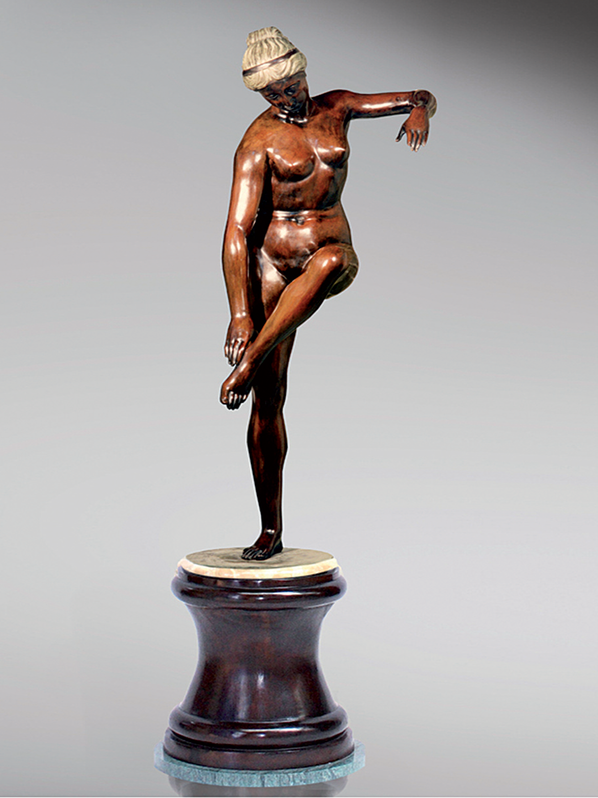 Итальянская бронзовая статуя Athenian Venus  фабрики Fonderia Artistica Ruocco