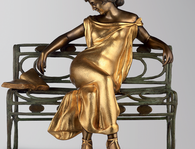 Итальянская бронзовая статуя Maria Lopez фабрики Fonderia Artistica Ruocco