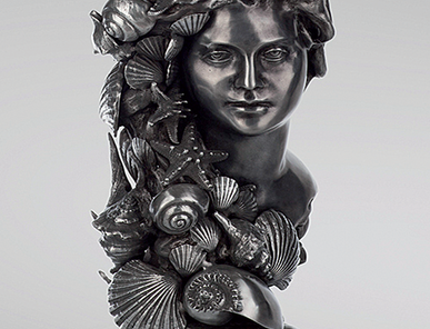 Итальянская бронзовая статуя Anna bust фабрики Fonderia Artistica Ruocco