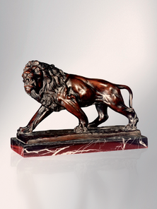 Итальянская бронзовая статуя Lion фабрики Fonderia Artistica Ruocco