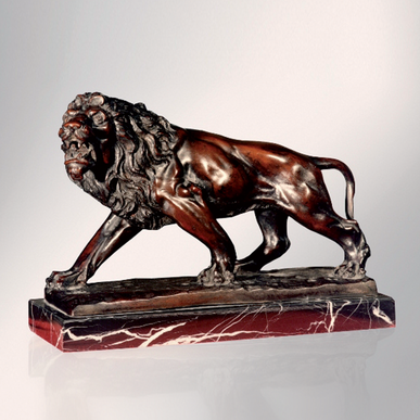 Итальянская бронзовая статуя Lion фабрики Fonderia Artistica Ruocco