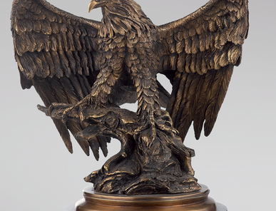 Итальянская бронзовая статуя Eagle фабрики Fonderia Artistica Ruocco