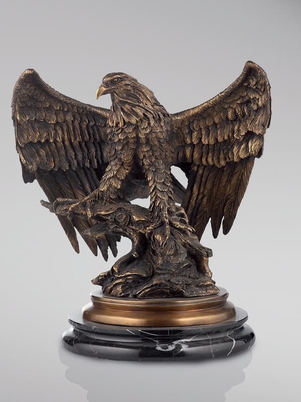 Итальянская бронзовая статуя Eagle фабрики Fonderia Artistica Ruocco