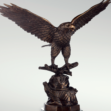 Итальянская бронзовая статуя Eagle I фабрики Fonderia Artistica Ruocco