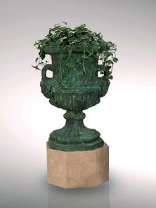 Итальянская бронзовая ваза Amphora фабрики Fonderia Artistica Ruocco