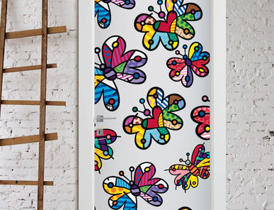 Итальянская дверь BUTTERFLIES фабрики BERTOLOTTO PORTE