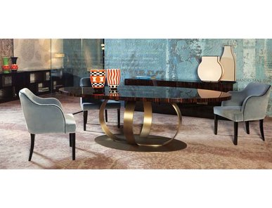 Итальянский стол и стулья ANDREW I фабрики Domedziioni