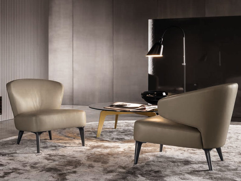 Итальянское кресло ASTON фабрики MINOTTI