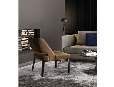 Итальянское кресло OWENS фабрики MINOTTI