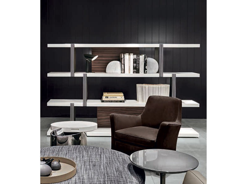 Итальянский книжный шкаф DALTON 01 фабрики MINOTTI