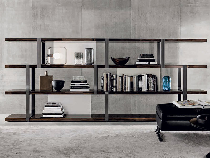 Итальянский книжный шкаф DALTON 02 фабрики MINOTTI