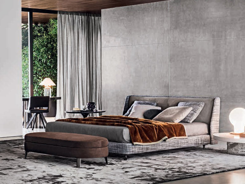 Итальянская кровать SPENCER фабрики MINOTTI