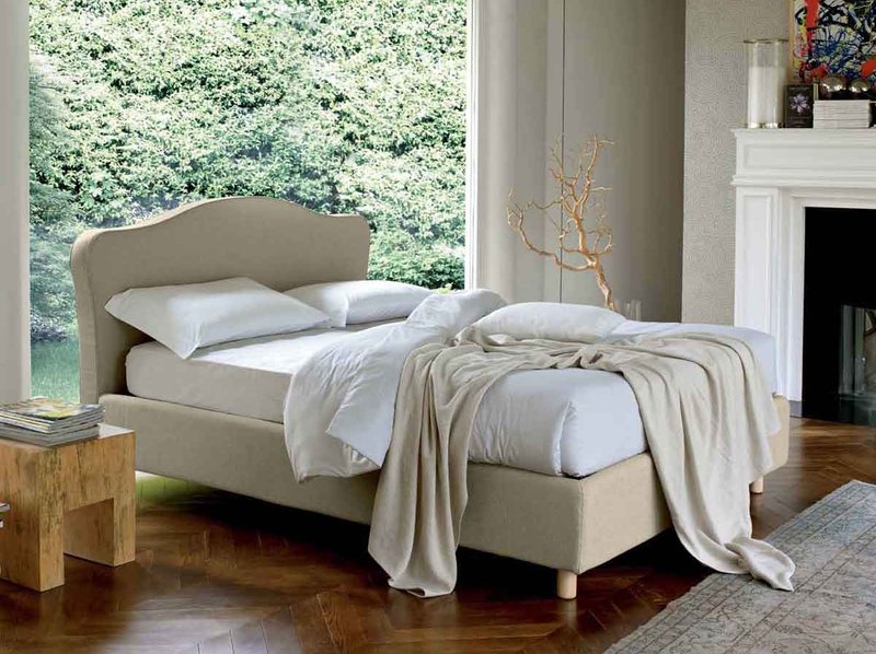 Итальянская кровать Zaffiro012 фабрики BONTEMPI CASA
