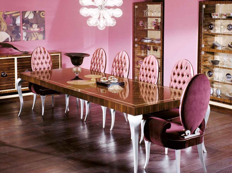 Итальянский стол и стулья CAFÈ DES ARTS фабрики BIANCHINI