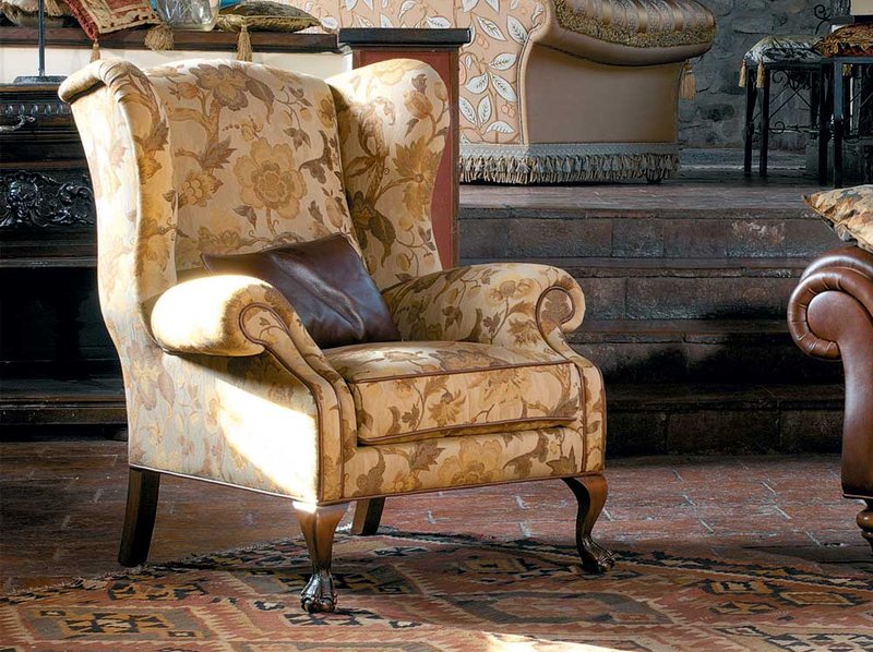 Итальянское кресло PALAIS MADAMA OXFORD фабрики EGIDIO LUNARDELLI