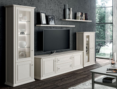Итальянская мебель для ТВ ROMANTICA фабрики SELVA TIMELESS