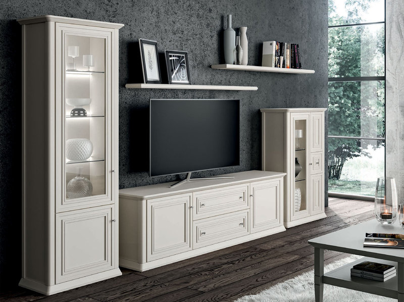 Итальянская мебель для ТВ ROMANTICA фабрики SELVA TIMELESS