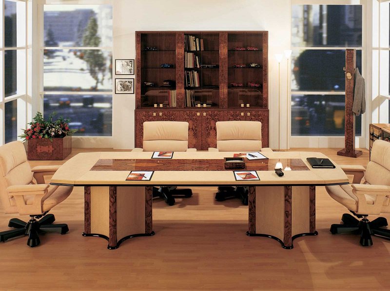 Итальянский стол для переговоров ORION фабрики R.A. MOBILI S.P.A.