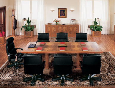Итальянский стол для переговоров ZEUS фабрики R.A. MOBILI S.P.A.