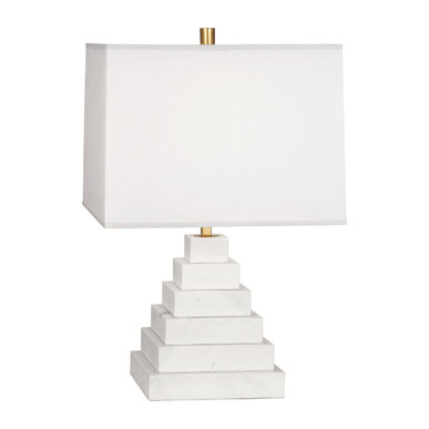 Настольная лампа Canaan Pyramid White фабрики JONATHAN ADLER