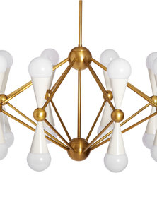 Люстра Caracas 16-Light Ivory фабрики JONATHAN ADLER