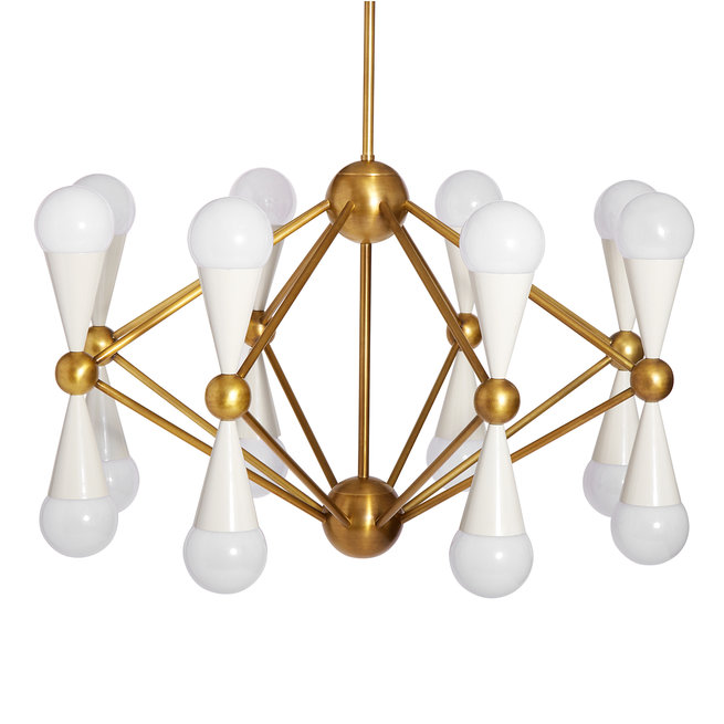 Люстра Caracas 16-Light Ivory фабрики JONATHAN ADLER