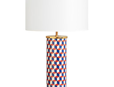 Настольная лампа Carnaby Red/Blue фабрики JONATHAN ADLER