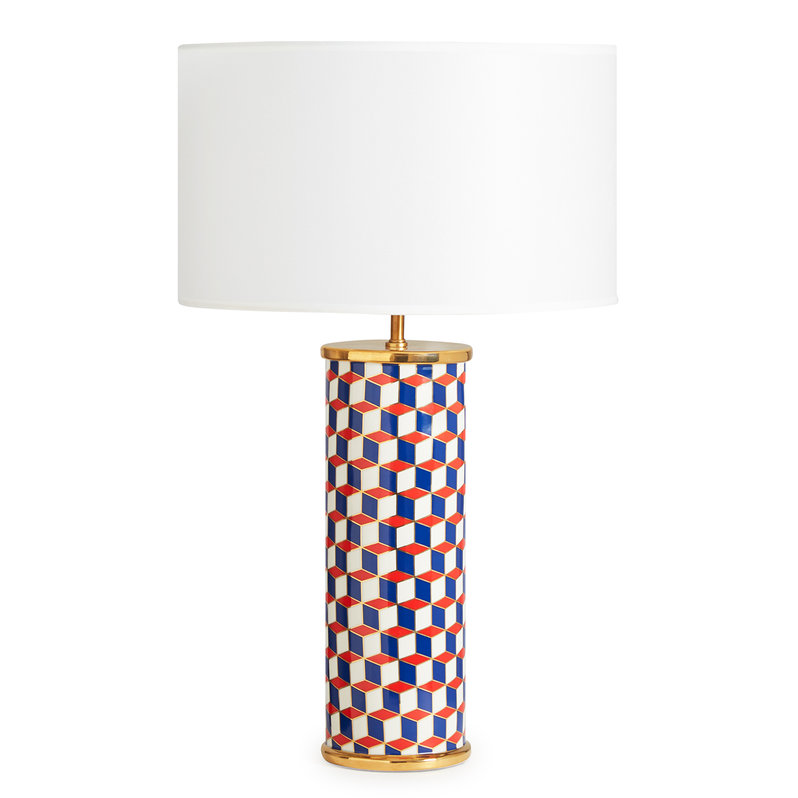 Настольная лампа Carnaby Red/Blue фабрики JONATHAN ADLER