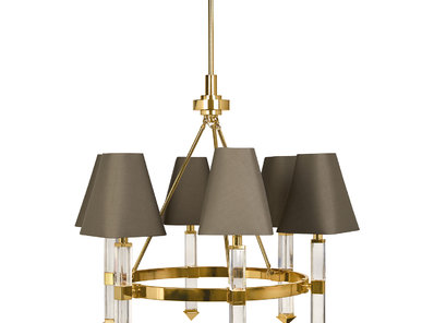 Люстра Jacques 6-Light фабрики JONATHAN ADLER