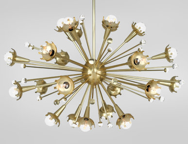 Люстра Sputnik Brass фабрики JONATHAN ADLER