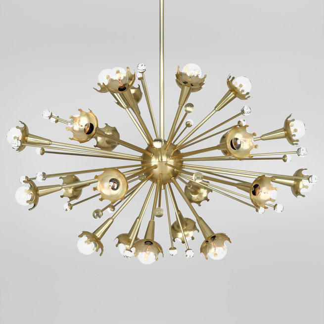 Люстра Sputnik Brass фабрики JONATHAN ADLER