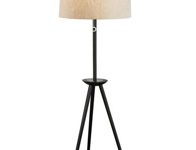 Торшер Ventana Tripod Nickel фабрики JONATHAN ADLER