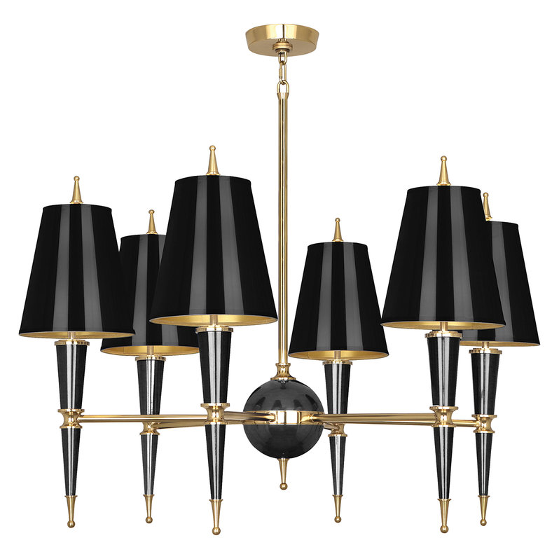 Люстра Versailles Black 01 фабрики JONATHAN ADLER