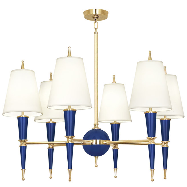 Люстра Versailles Navy 02 фабрики JONATHAN ADLER