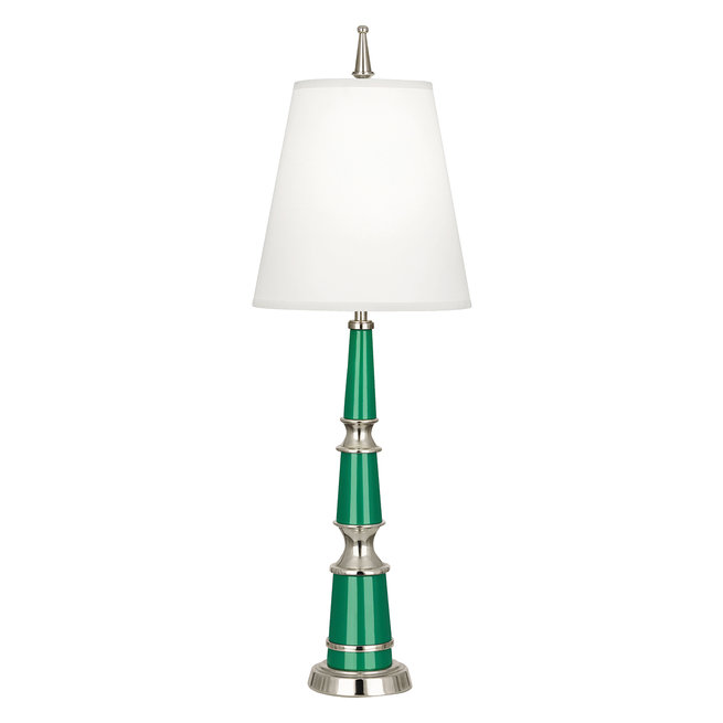 Настольная лампа Versailles Emerald Nickel фабрики JONATHAN ADLER