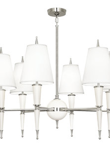 Люстра Versailles White Nickel фабрики JONATHAN ADLER